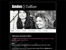 Tablet Screenshot of amdencoiffure.dk